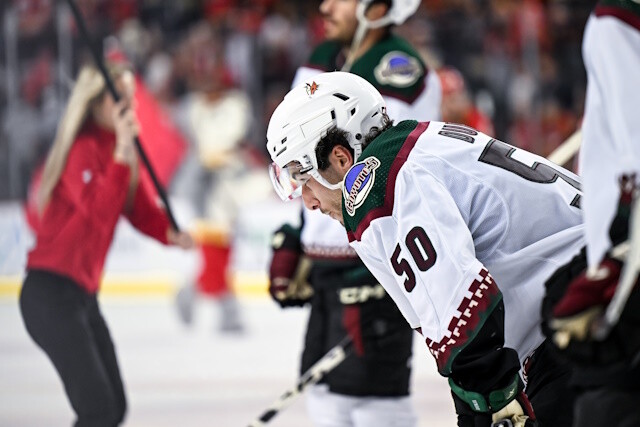 A strange situation for the Arizona Coyotes players as they await official relocation news, and if they'll receive relocation compensation.