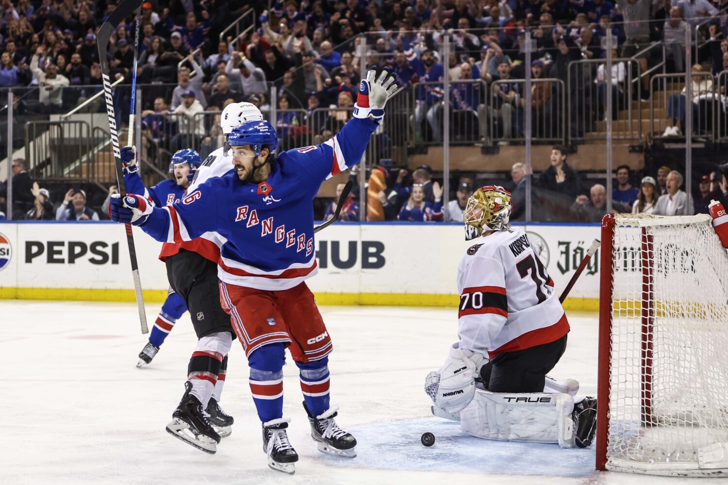 NHL: Ottawa Senators at New York Rangers