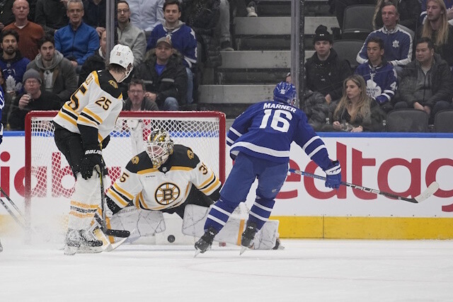 Will the Boston Bruins move Linus Ullmark for cap space? Mitch Marner wants to stay with the Toronto Maple Leafs. Is the feeling mutual?