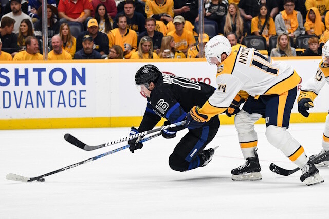 The Toronto Maple Leafs were focusing on a coach and not Mitch Marner. Nashville Predators GM Barry Trotz when asked about Marner.