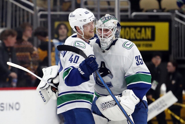 The Blues and Senators name their head coach. NHL draft lottery results. Thatcher Demko could return later in the series.