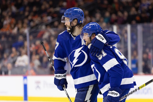 Lightning GM on Victor Hedman and Steven Stamkos. Flyers and Blue Jackets talking first-round picks. Avalanche are not interested in trading Josh Manson.