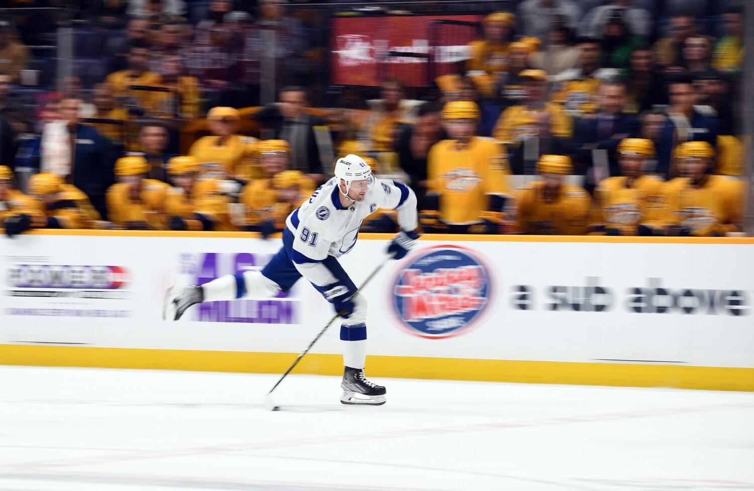 The Carolina Hurricanes still waiting on a Jake Guentzel decision. The Tampa Bay Lightning and Steven Stamkos $1-$2 million apart?