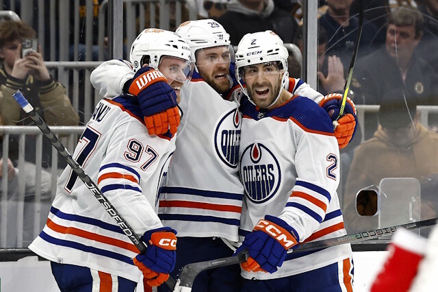 The Edmonton Oilers may have talked extension with Leon Draisaitl's camp? Could Draisaitl, Connor McDavid and Evan Bouchard hit $40 million?