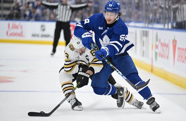 The Toronto Maple Leafs continue talks with Tyler Bertuzzi. The Carolina Hurricanes knew Saturday afternoon Jake Guentzel wouldn't sign.