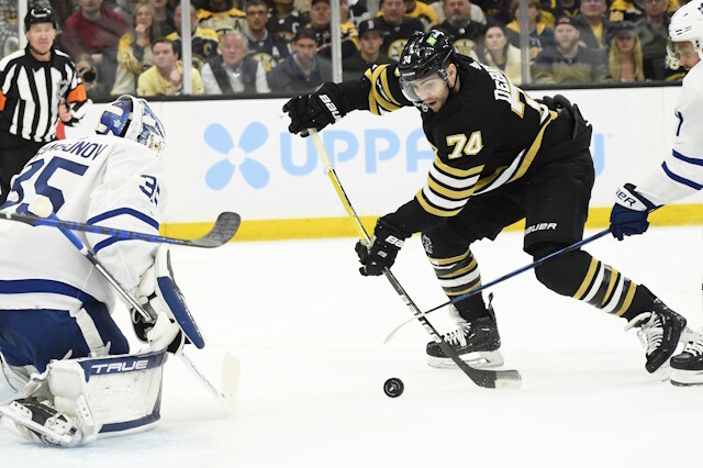 Teams calling the Vegas Golden Knights about their goaltending. Would the Toronto Maple Leafs be interested in Jake DeBrusk?