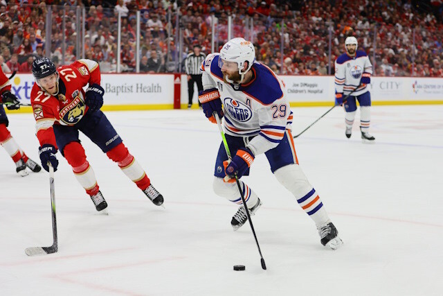 The Edmonton Oilers face a big question this summer what are they going to do with Leon Draisaitl as he eligible to sign an extension.