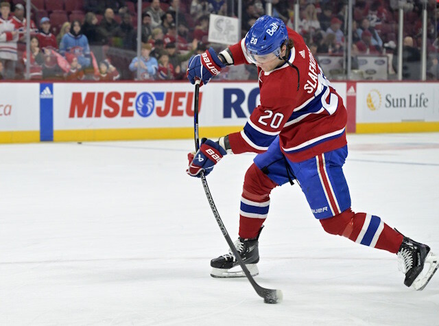 The Montreal Canadiens have signed Juraj Slafkovsky to an eight-year extension as Kent Hughes keep his salary hierarchy with the club.