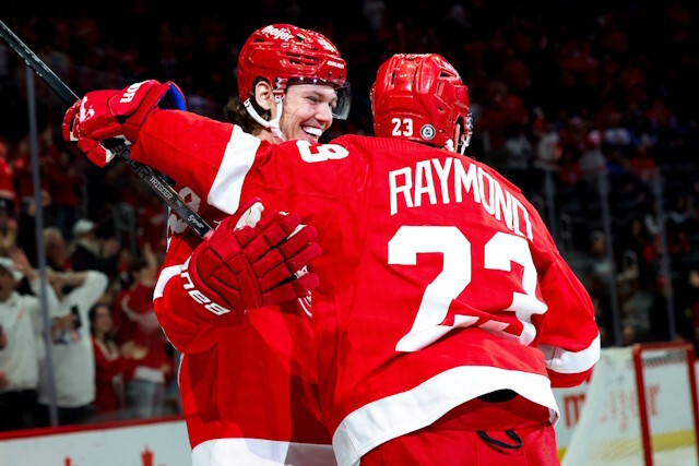 Detroit Red Wings unsigned RFAs in defensemen Moritz Seider and forward Lucas Raymond. They have plenty of salary cap space available.