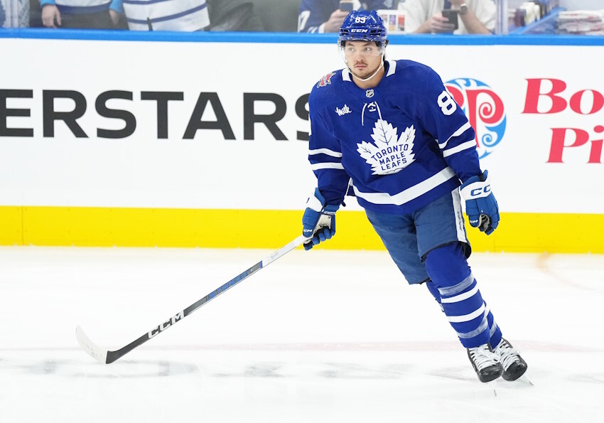 The Toronto Maple Leafs need to figure out the Nick Robertson situation before they determine how they'll start on the season with their left wingers.