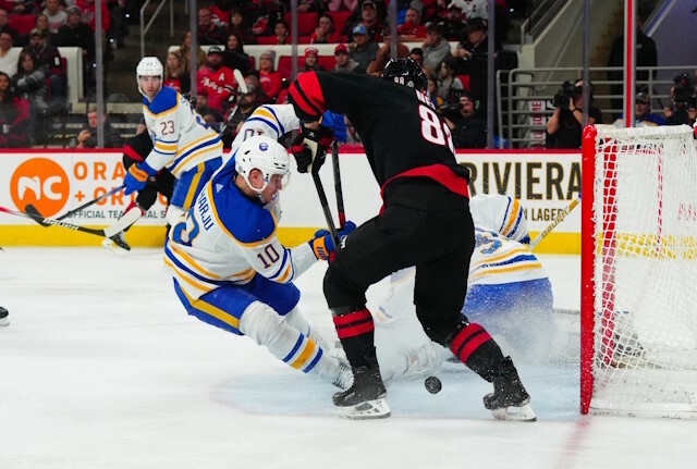 Contract negotiations between the Edmonton Oilers and Leon Draisaitl coming. The Buffalo Sabres may have been eyeing Carolina Hurricanes forwards