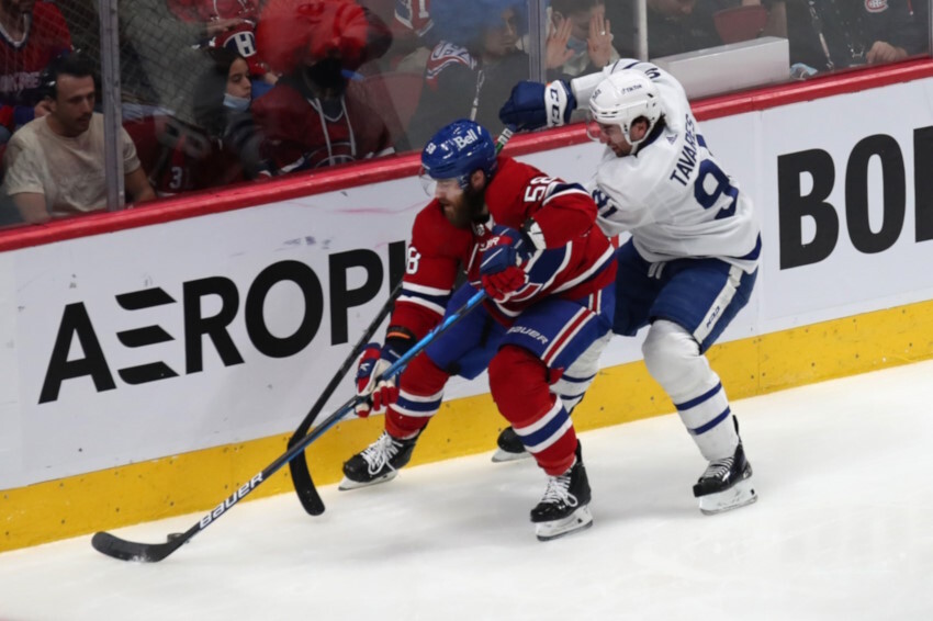 Trouble down the middle for the Toronto Maple Leafs? The Montreal Canadiens have some trade candidates, but ... 