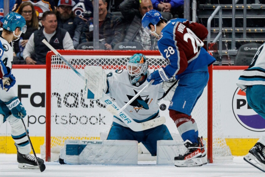 Alexandar Georgiev is struggling in Colorado. Could the Avalanche could make a play for one of the San Jose Sharks goalies.