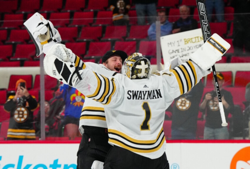 The contract dispute is over as the Boston Bruins have announced they have signed Jeremy Swayman to an eight-year extension