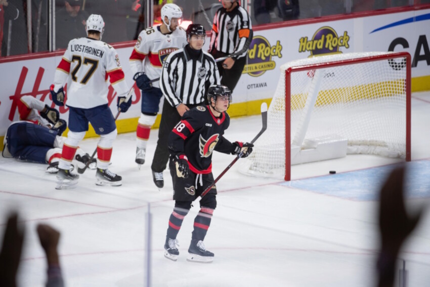 Aleksander Barkov goes hard into the boards. Lightning-Hurricanes on Saturday postponed. Three players on waivers.