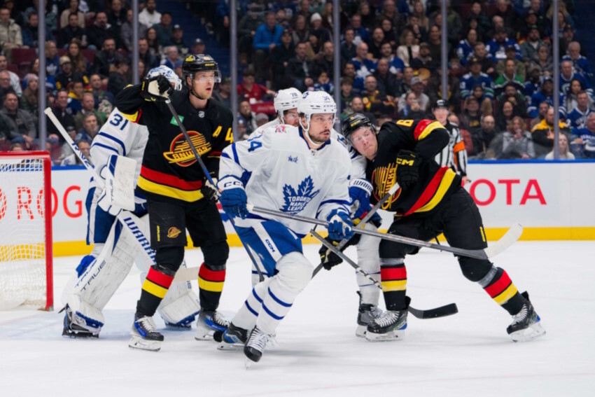 Auston Matthews status for this weekend up in the air. Brock Boeser took an illegal check to the head. Andrew Peeke is week-to-week.