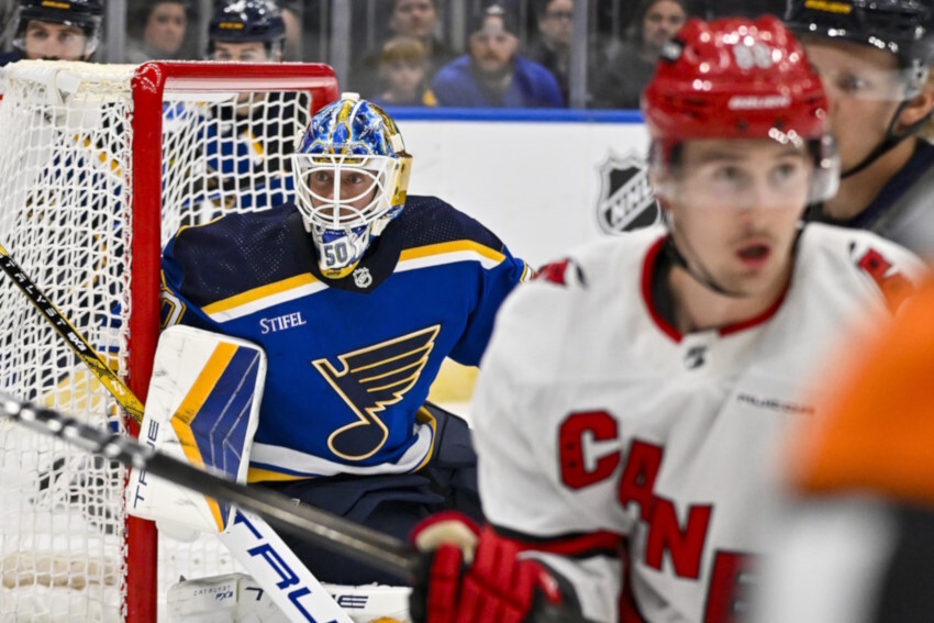 Will Jordan Binnington eventually be interested in playing elsewhere? The Chicago Blackhawks could look to spend on a winger in free agency.