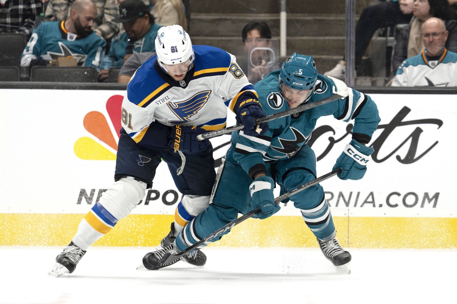 NHL: St. Louis Blues at San Jose Sharks