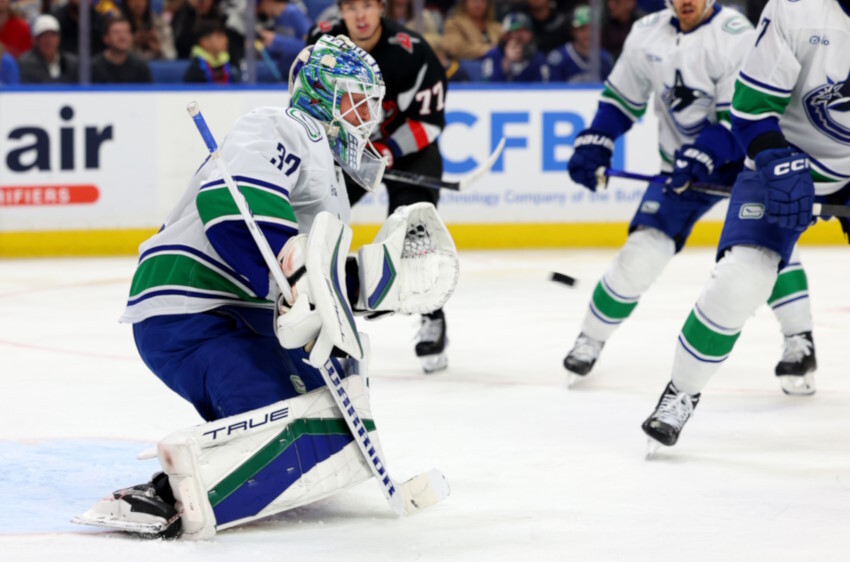 The Vancouver Canucks are in a playoff spot as Kevin Lankinen continues to prove he should be a starting goalie and could be one next year.