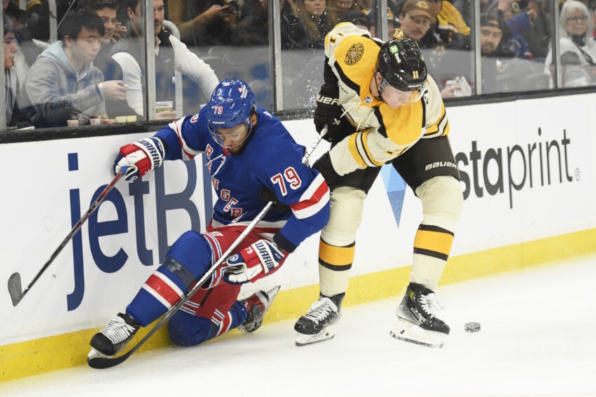 The New York Rangers are open for business. Teams are calling the Boston Bruins to see what their plans are with Trent Frederic