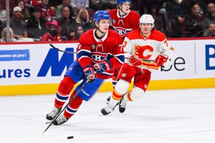 The Calgary Flames continue to look for an age-appropriate center and the Montreal Canadiens have to decide on Jake Evans future.