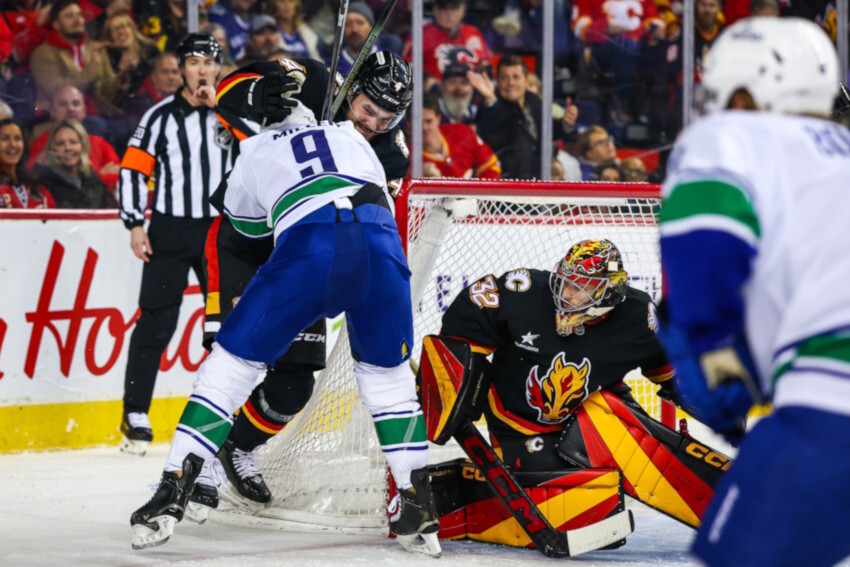 The Calgary Flames aren't interested in trading Rasmus Andersson, and the Vancouver Canucks situation is one of the things tying up the trade market.